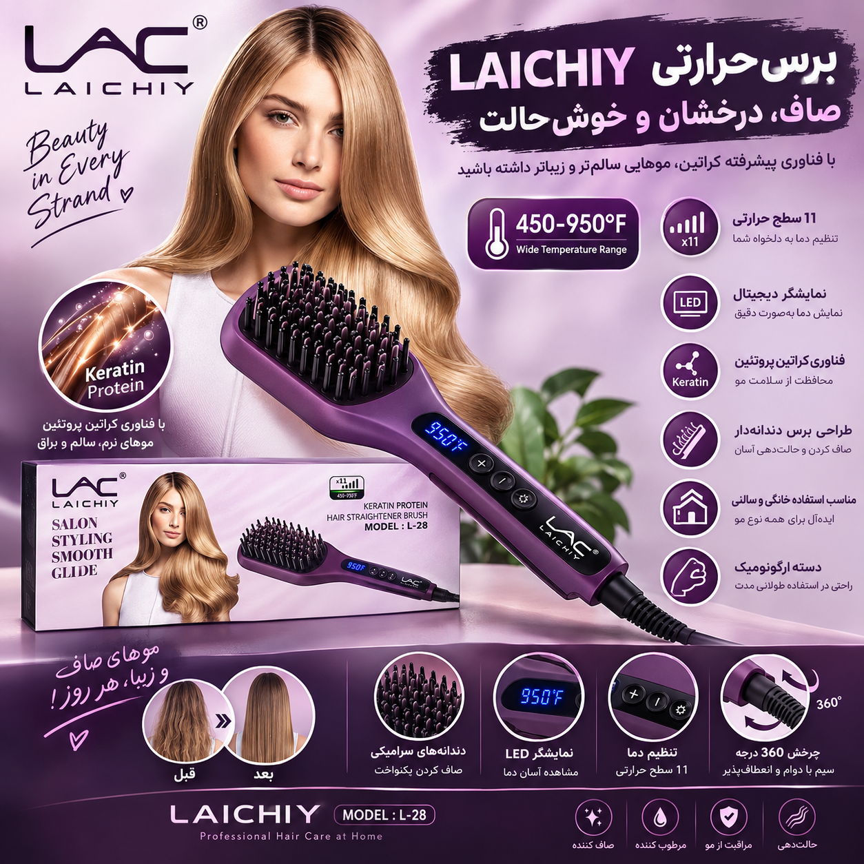 برس حرارتی lAICHY L28