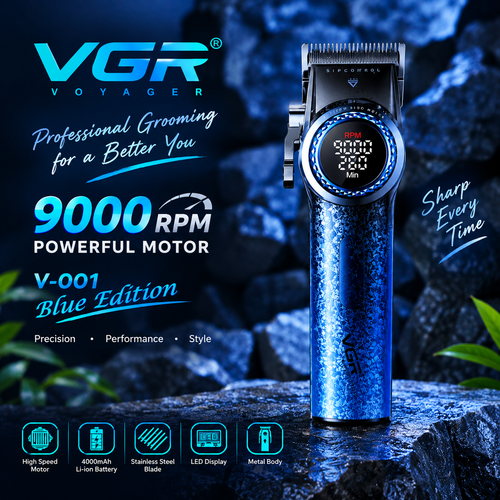 ماشین اصلاح VGR V-001 حرفهای با نمایشگر دیجیتال